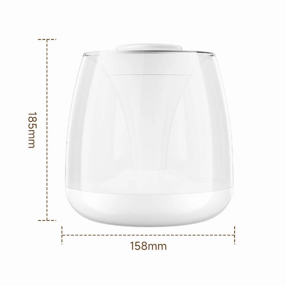 Large Capacity 3L Double Spray Humidifier for Indoor Use Silent Performance Up to 40 Hours Night Light and Humidity Control