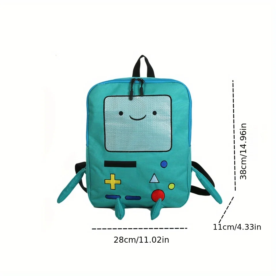 

Cute Cartoon Backpack - Durable Oxford Cloth, Three-dimensional Design, Perfect for Students, Outdoor Camping, and Travel