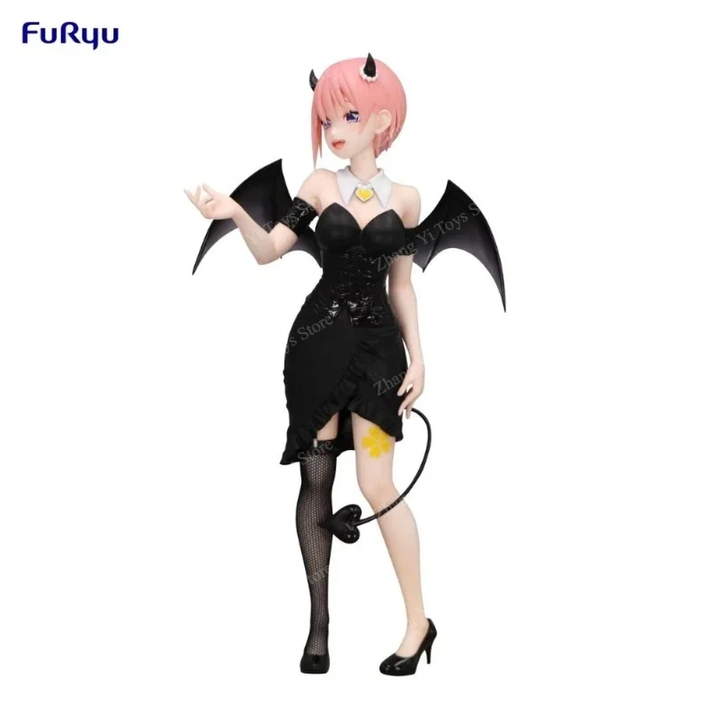100% Original FuRyu Gotoubun no Hanayome Ichika Nakano BiCute DarkDevil Anime Figures Desk Home Decor Collectible Gifts In Stock