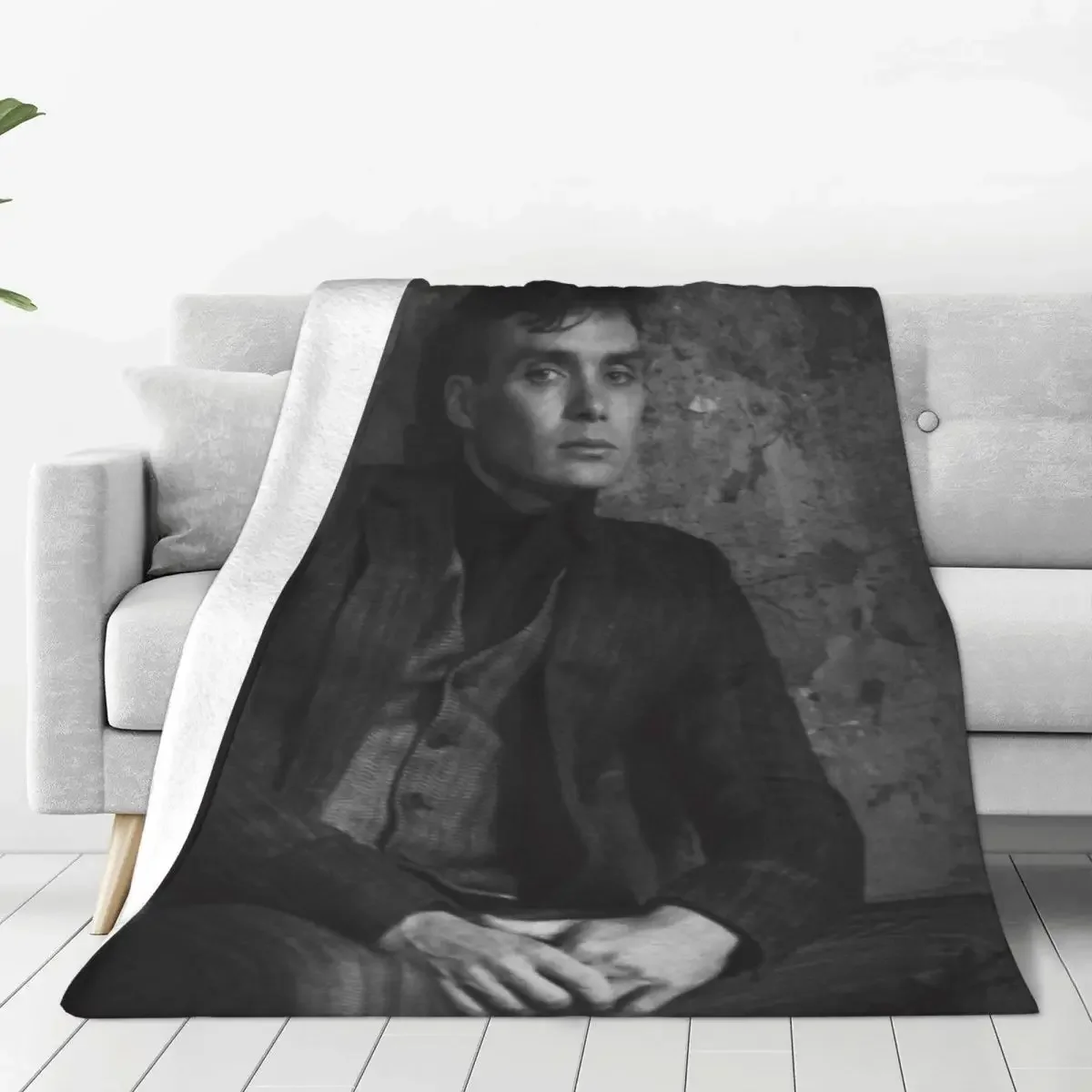 

Cillian Murphy Actor Blankets Sofa Cover Coral Fleece Plush Spring/Autumn Tv Show Soft Throw Blankets for Bedding Outdoor Quilt