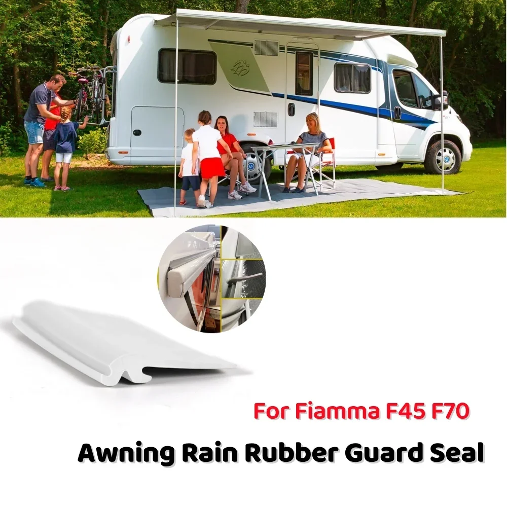 

1PC RV Rain Rubber Guard Seal Awning Adapter Curved Walls For Fiamma F45 F70 Caravan Outdoor Camping Accessories Sold Per Meter
