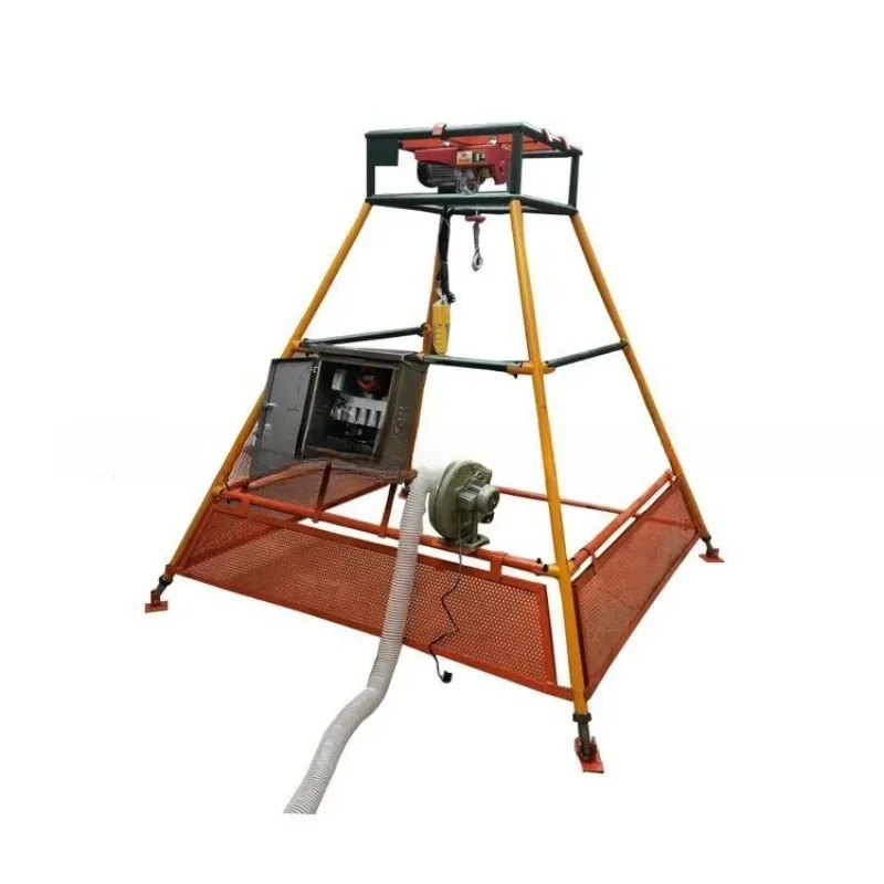 All-in-one machine automatic air supply intelligent lifting machine with pressure operation workover equipment