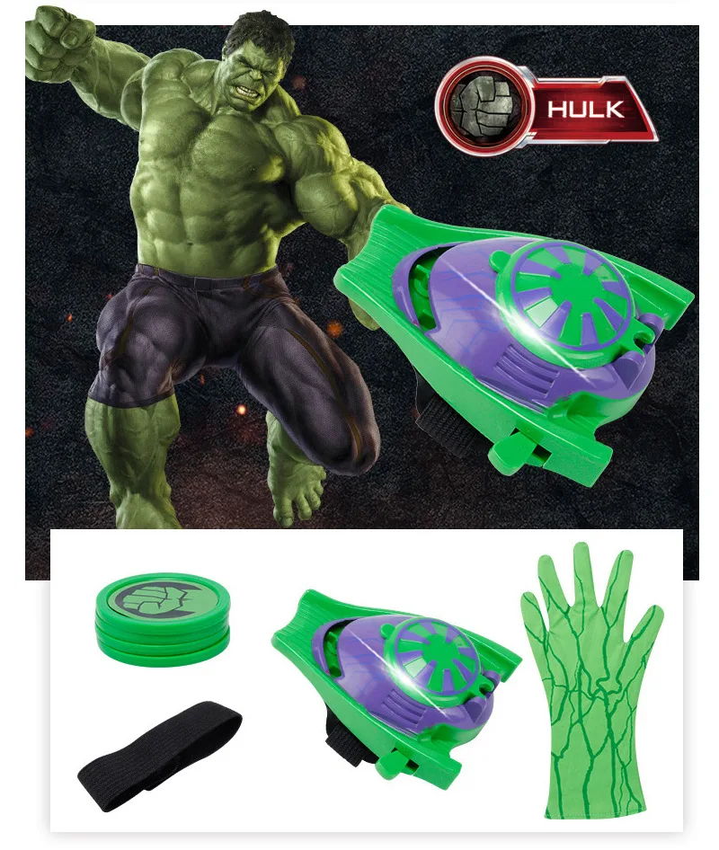 CS Anime The Hulk Launcher-Handschuh Spielzeug Iron Man No Way Home Figuren Cosplay Kostüm Launcher-Handschuhe Kinderspielzeug Weihnachtsgeschenk – Detail 9