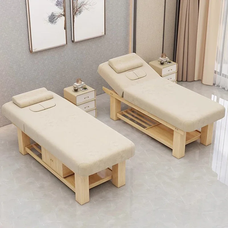 Japanese Wooden Beds Application Esthetic Bed Stable Stretchers Lashists Professional Aesthetic Camilla Para Masaje Massage