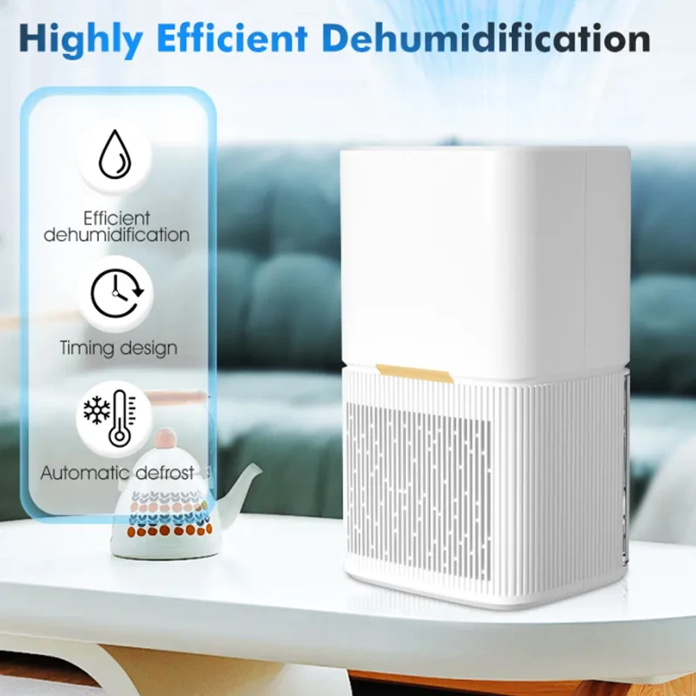 Air Dehumidifier Portable Mute Moisture Absorbers Machine Air Dryer For Car Home Office Kitchen Deodorizer Dryer EU/US/KR plug