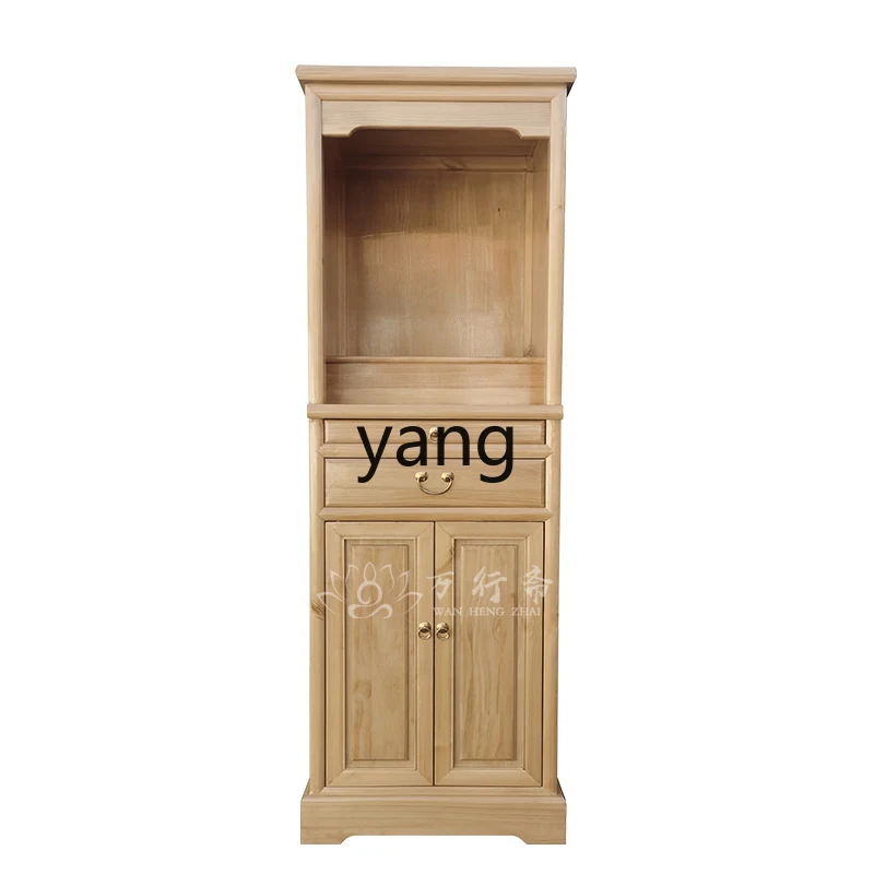 

L'm'm New Chinese Style Clothes Closet God of Wealth Cabinet Guanyin Bodhisattva/Buddha Statue Cabinet