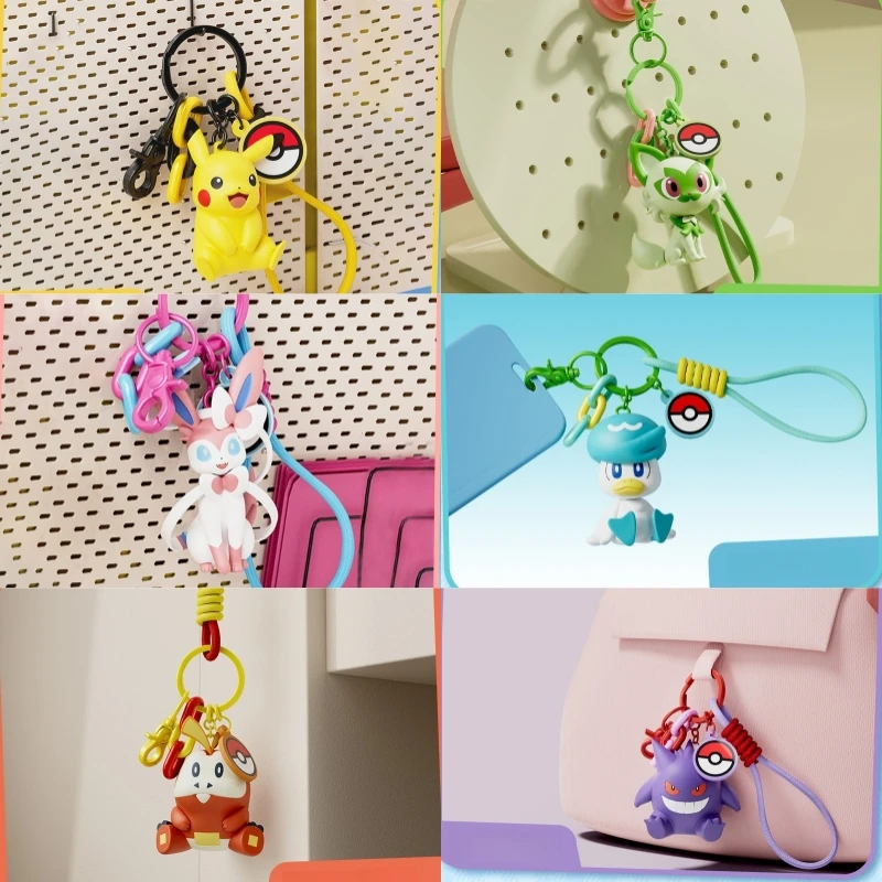 pokemon-modelo-chaveiro-pikachu-gengar-figura-pingente-sylveon-mochila-decoracao-quaxly-brinquedo-fuecoco-presente-de-aniversario