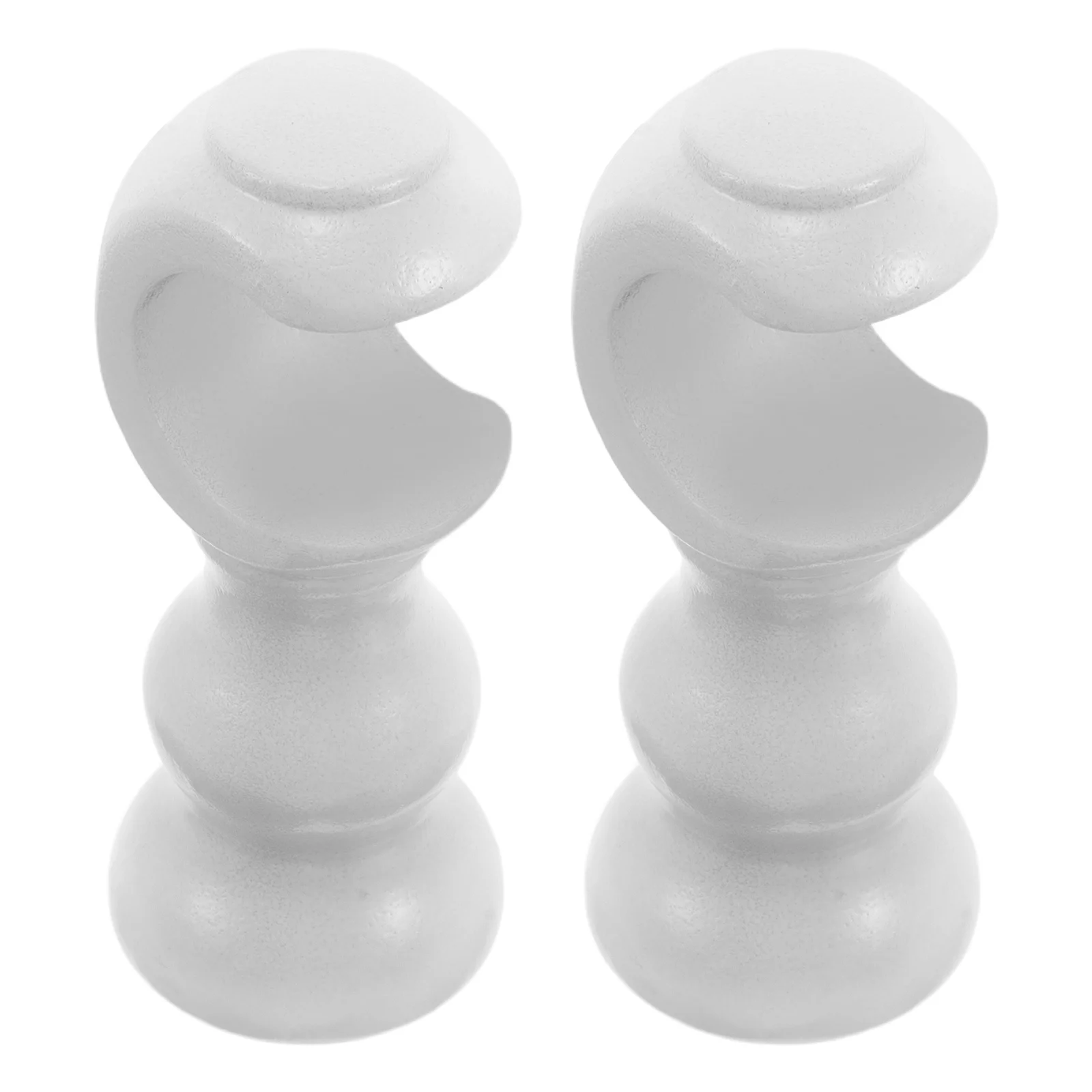 

2Pcs Wood Curtain Rod Mounting Accessories Polished Finish Easy DIY Installation for Home Decor Wood Curtain Rod Bracket