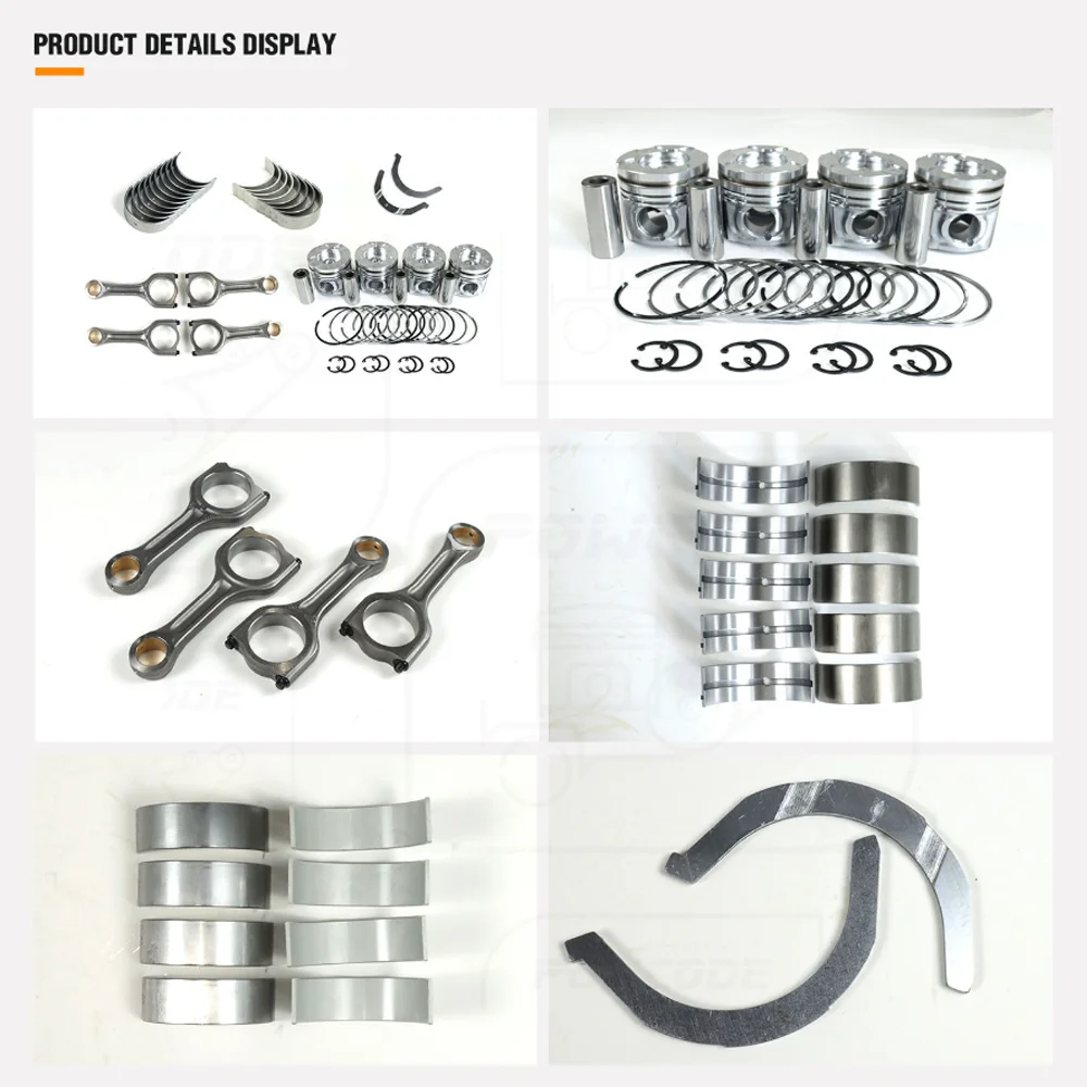 Engine Rebuild Kit For Peugeot Citroen Ford DV6 1.6 HDi 16V Diesel 2004-2022 Crankshaft Rods Pistons Rings Bearings
