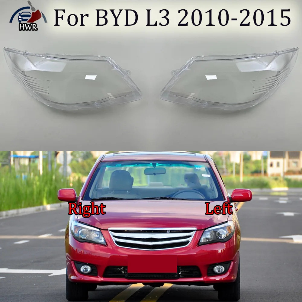 

Headlight Cover Transparent Headlamp Shell Lens Replace Original Lampshade Plexiglass For BYD 2010 2011 2012 2013 2014 2015 L3