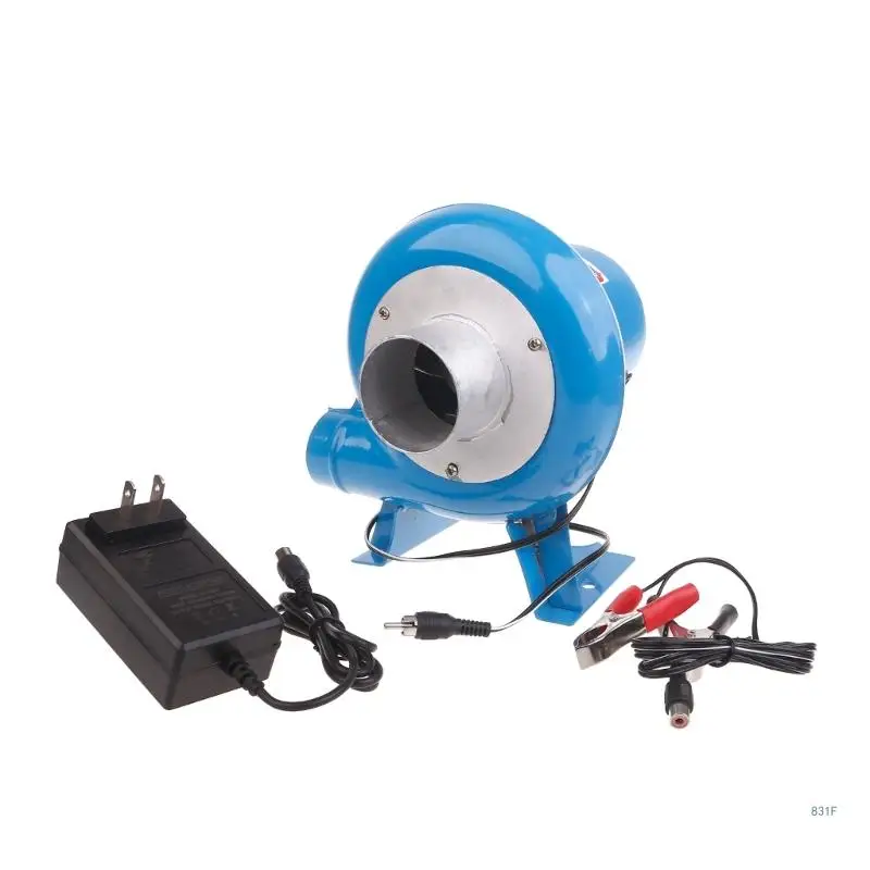 

AC110V220V & DC12V BBQ Blower Fan Perfect for Metalworking Restaurants Fire Starter 5000r/min High Speed Air Blower