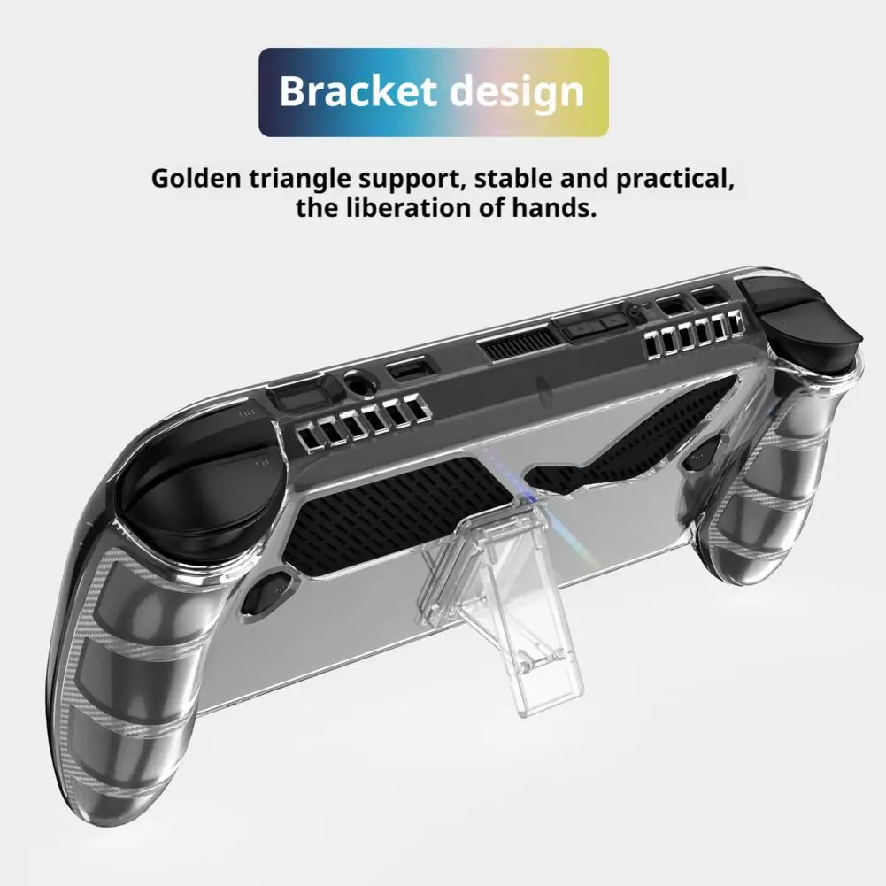 حافظة واقية لجهاز ROG Xbox Ally X المحمول من مادة TPU الشفافة بغطاء كامل مضاد للصدمات ومضاد للانزلاق ومضاد للسقوط
