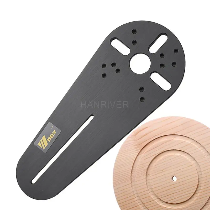 Electric hand trimmer wood router for woodworking workbench milling groove round groove round cutting jig