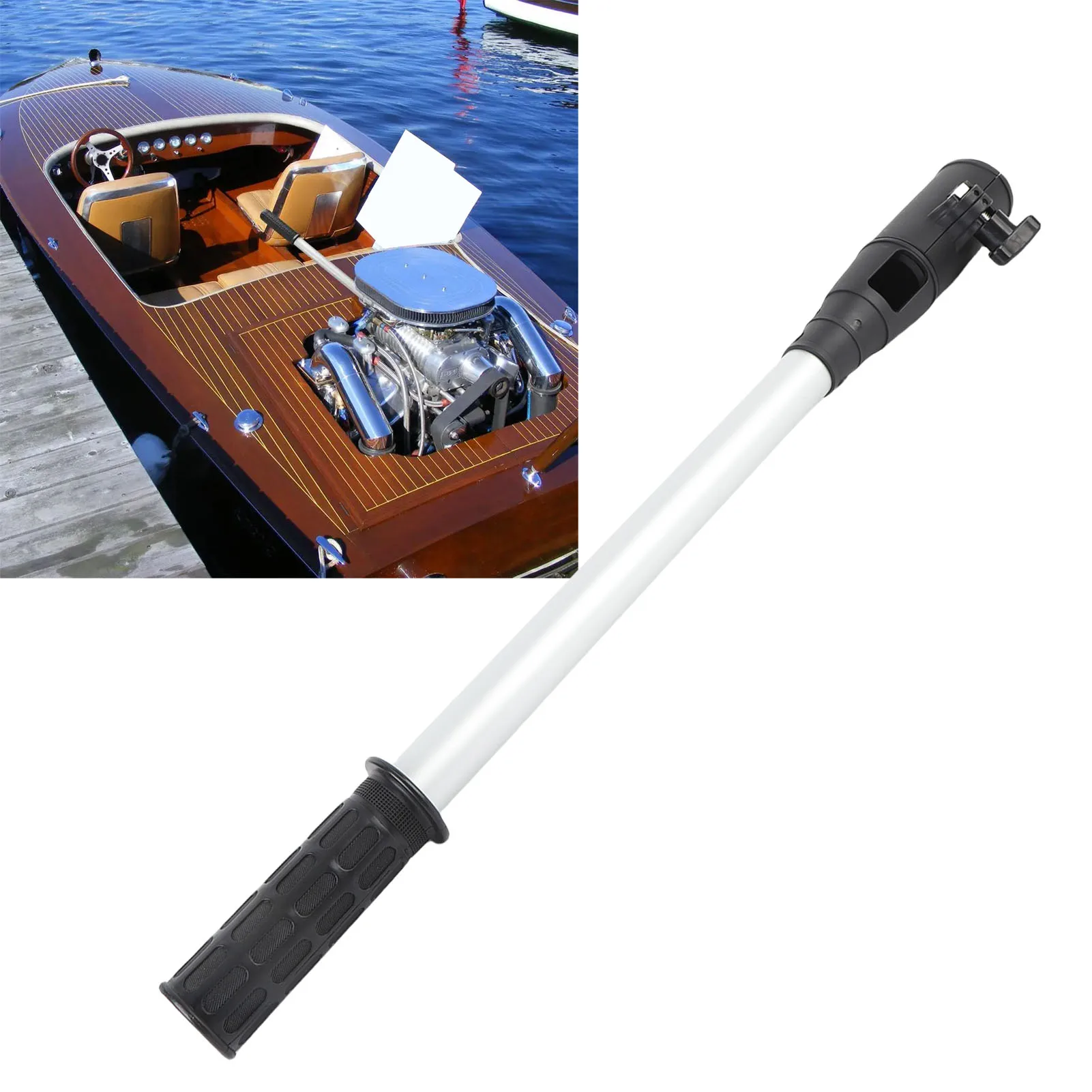 Outboard Motor Tiller Extension Handle Ergonomic Handles Knobs Tiller Handle Extension for Outboard Type Handle Tug Motor image 3