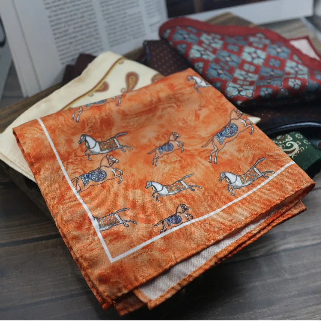 lenco-de-bolso-vintage-estampado-para-homens-lenco-formal-para-terno-smoking-e-trajes-de-negocios-lenco-de-peito-elegante-com-padrao-laranja