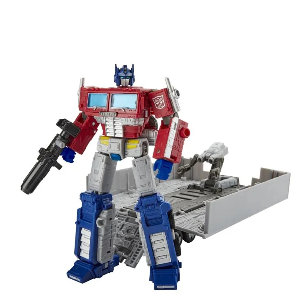 [En stock] Hasbro Transformers War for Cybertron: Earthrise Optimus Prime 18cm Leader Class figura de acción Robot modelo juguete regalos