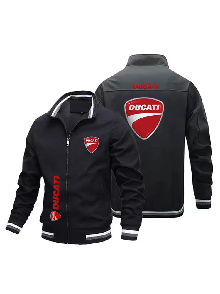AliExpress Ducati Spring summer men's motorcycle DUCATI jacket outdoor casual fashion jacket zipper sport sunscreen men Bicycle riding clothing