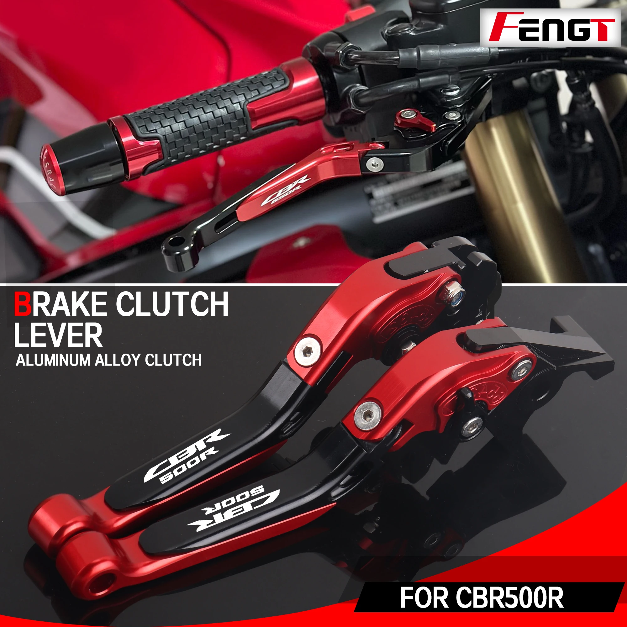 For Honda CBR500R CBR 500R 2013-2025 Motorcycle Brake Lever Clutch Lever Set Adjustable Folding Brakes Handle Levers