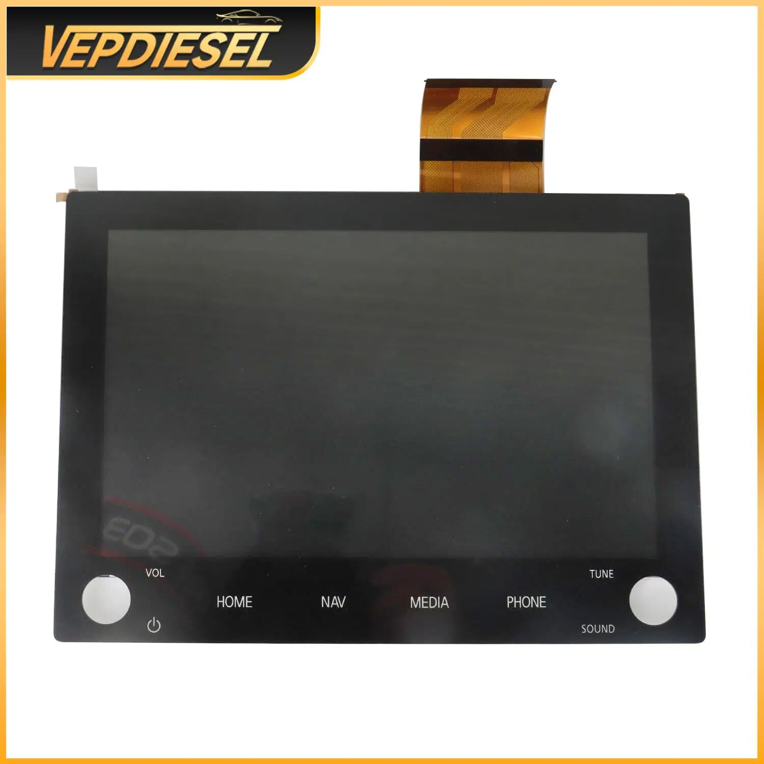 

1PC 8" LCD MONITOR TOUCH-SCREEN 2 KNOBS 8740a076 040 For Mitsubishi Outlander 20-22 8740A130 / 8740A040 / 8740a076 / 8740A040