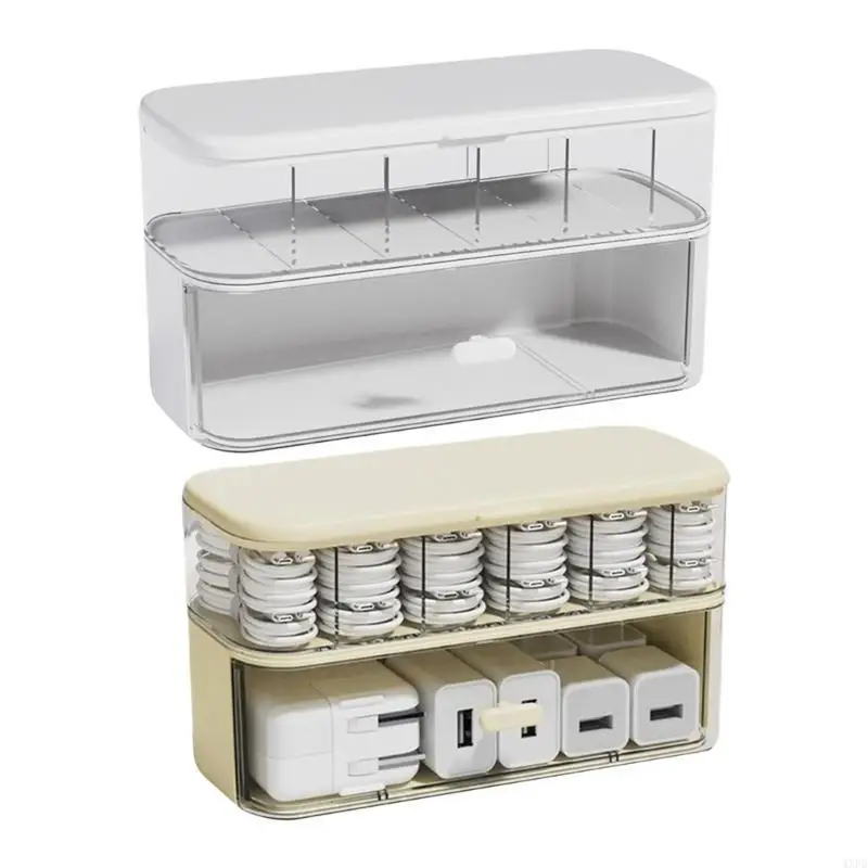 

Портативный двухслойный кабельный кабельный кабель для работы с эффективной организацией шнура Office с несколькими отсеками