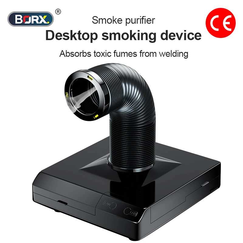 DIY zu Hause Kleines Desktop-Räuchergerät Löten Rauchreiniger Rauchabgasfilter Löten Wartung Rauchmaschine