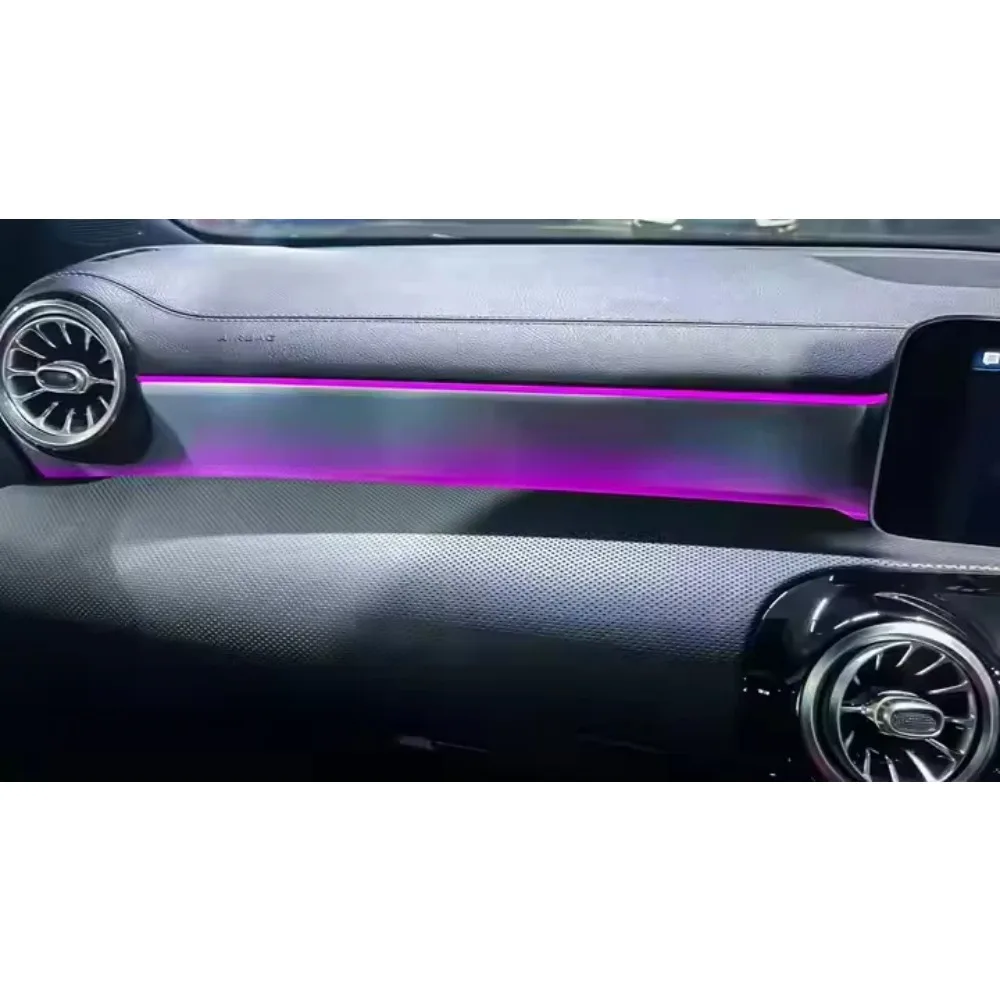 

RHD Upgrade 64 Colors LED Car Interior Ambient Light for Mercedes Benz A-Class W177 CLA W118 2018-2024 Strip Accessories