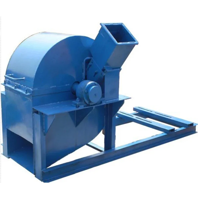 High Efficiency Industrial Waste Wood Shredder Dry Wet Tree Wood Block Straw Wood Crusher Shredder