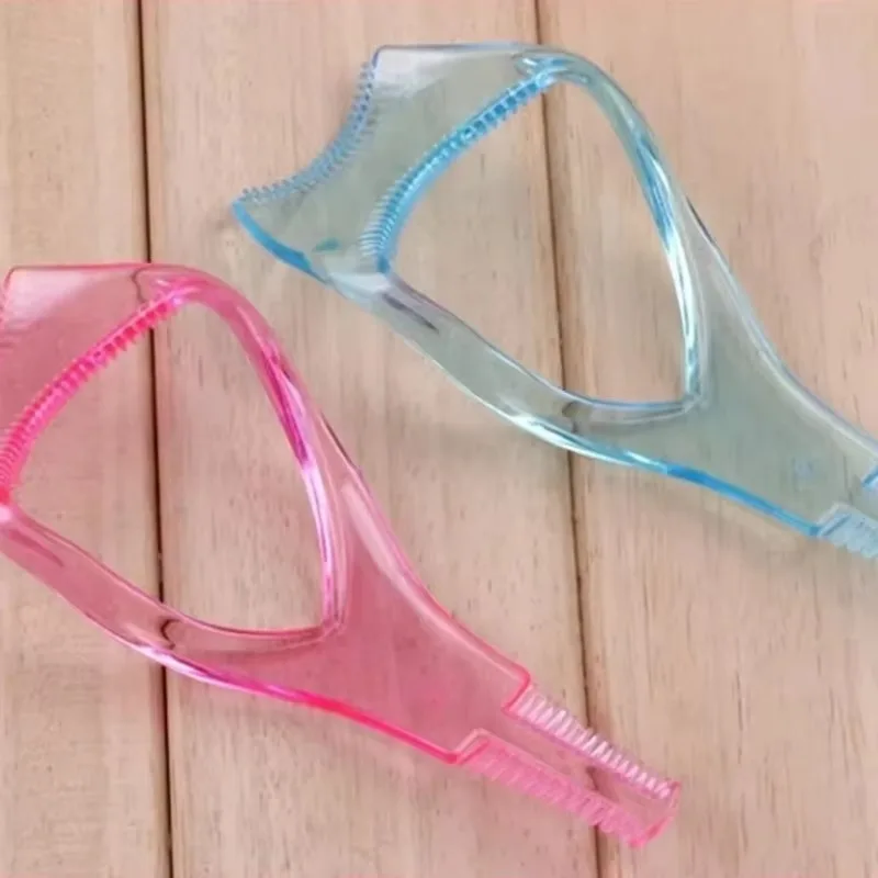 Carte de maquillage pour cils 3 en 1, Mascara pour les yeux en plastique Portable, peigne pour femmes/filles, applicateur en cristal, carte de guidage, Mini outils 2025