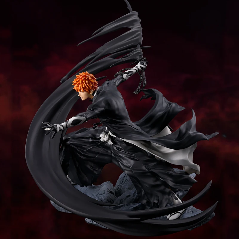 BLEACH Original BANDAI Figuarts Zero Kurosaki Ichigo Anime Figure Thousand Years of Bloody War Collection Boxed Model Doll Toys