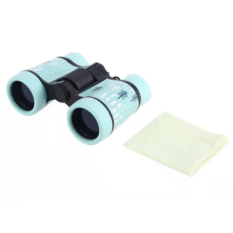 4x30 Binoculars Plastic Children Colorful Lightweight for Kids Contemporary Styling Compact Eyepiece Optical