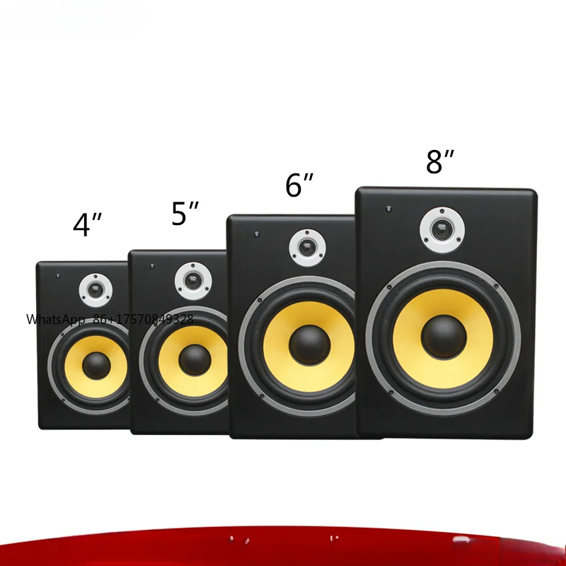 High Power Home Theater Surroiund Sound System Near Field Music Production Hi-Fi Audio Active Speaker