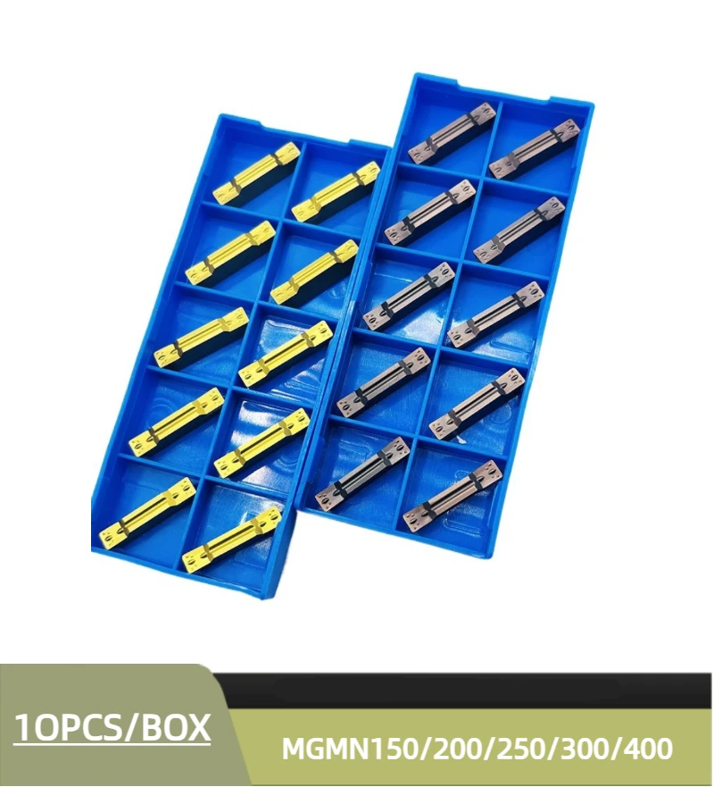 

MGMN150 MGMN200 MGMN250 MGMN300 MGMN400 G NC3020 NC3030 PC9030 Grooving Carbide Inserts Parting and Grooving Tool