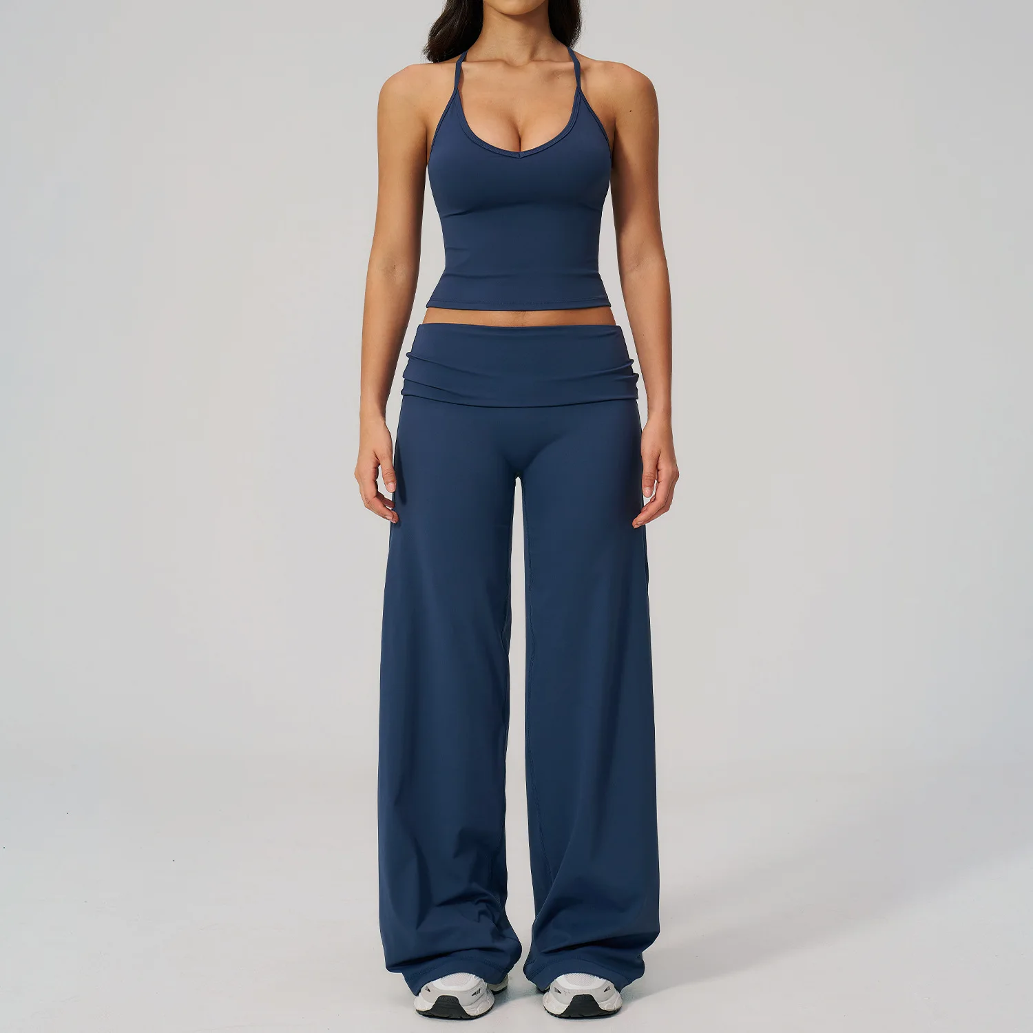 2 Pieces Yoga Set Women's Tracksuit Gym Short Sleeves Woman Fitness Set Leggings Sports Bra Breathable Sportwear Women Clothes