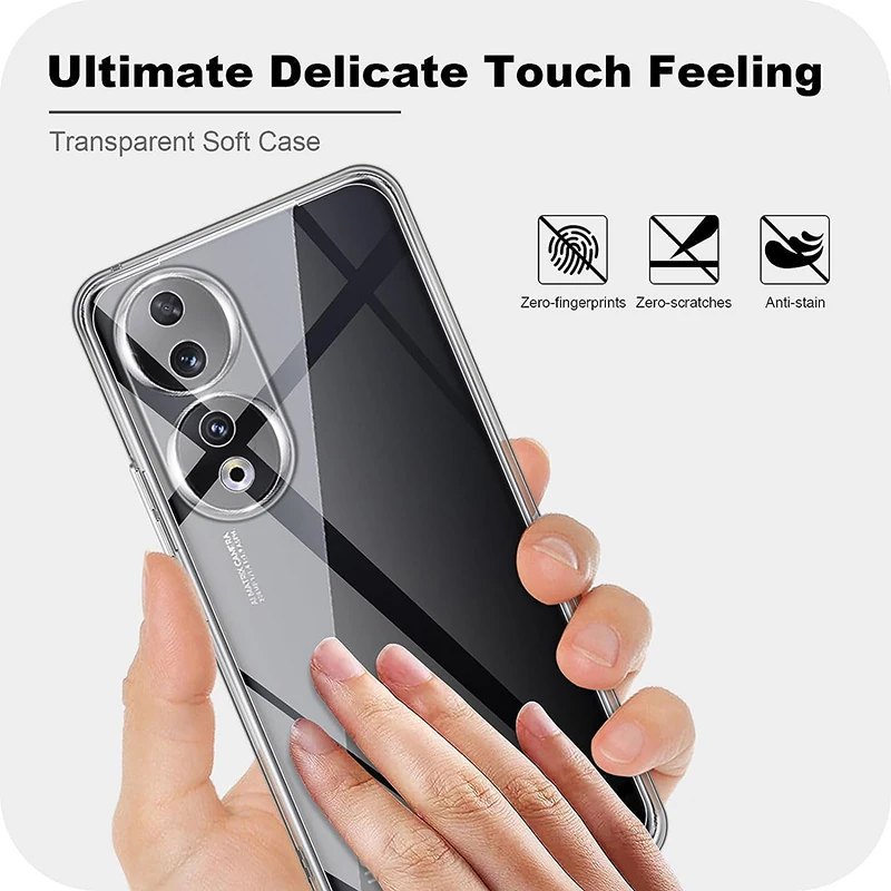 Ultra Thin Transparent Silicone Soft Case For Huawei Honor 50 60 80 Se 70 Gt 90 Lite Pro X30i X40i X50i X7 X7a X8 X8a X9a Bumper