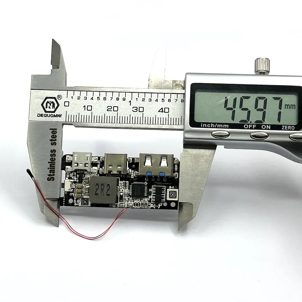 Max 18W DC5V-12V USB Type-c QC 3.0 Quick Charging Circuit Board Fast Charger Module for 3.7V 18650 Li-ion Battery DIY Power Bank