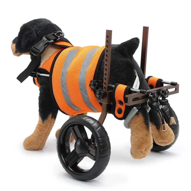 Imagem -04 - Dog Wheelchair Ajustável Pet Reabilitação Walking Aid Veículo para Filhote Paralisado Deficientes Wheelchair Walk Cart Scooter