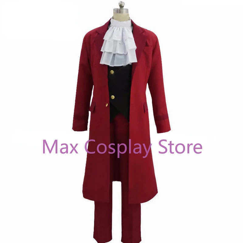 Vêtements de Cosplay Max Anime Miles Edgeworth Phoenix Wright, ZanAttorney, Costumes d'Halloween, Toute Taille Longue NZ