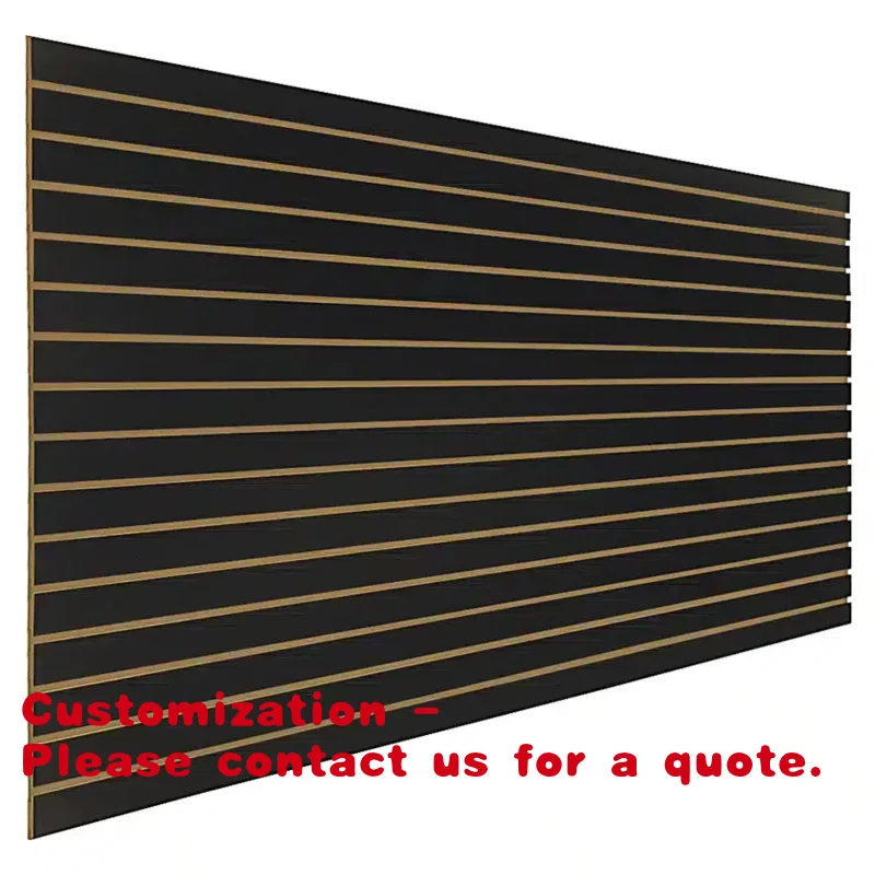 

Customize.KEWAY Custom Factory Customized 18mm MDF Slatwall Shelf Supermarket Decoration Slatwall Panel Fiberboard Mdf