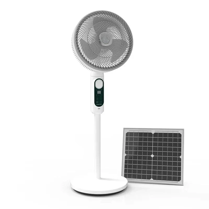 

Household outdoor camping floor fan Solar air circulation fan + remote control