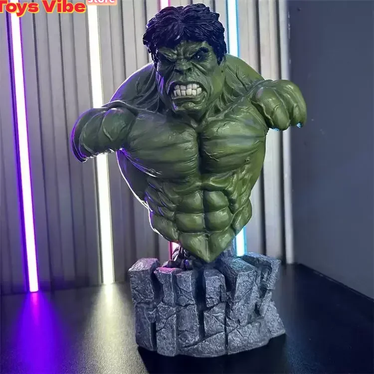 

1/3 Avengers The Incredible Hulk Bust Perimeter Resin Model Cool Statue Desktop Decoration Ornaments Kids Christmas Gifts Toys
