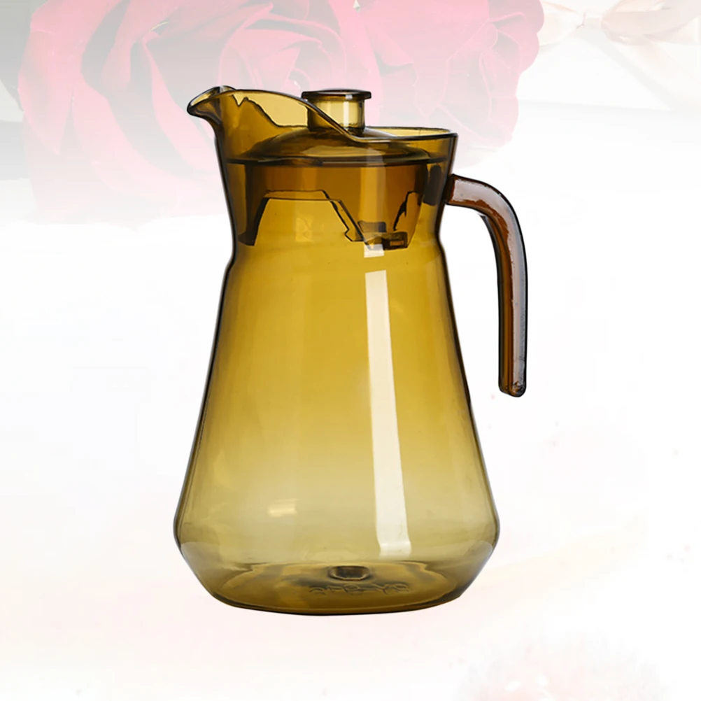 

1500ML Brown Duckbill Water Pitcher Large Capacity Beverage Kettle Anti Scratch Heat Resistant Cold Hot Drinks Juice Tea Beer