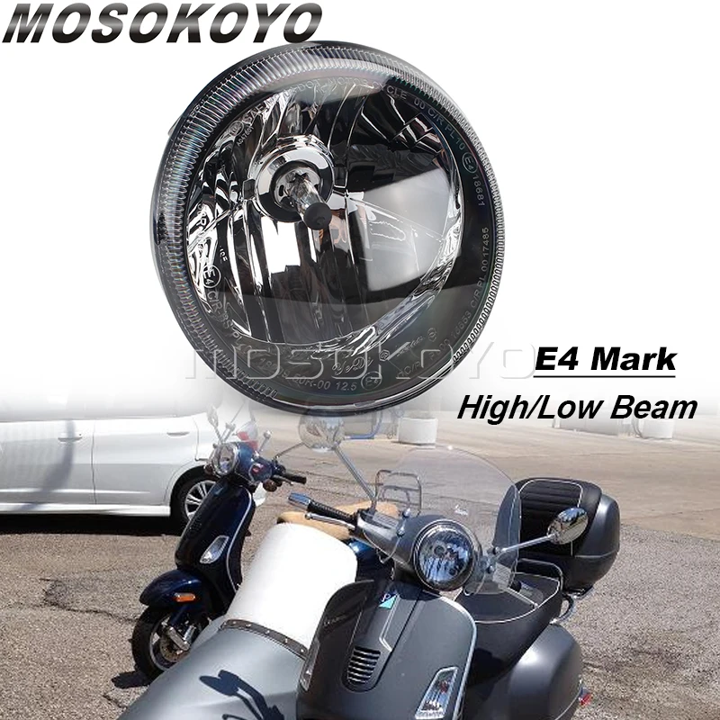 Motorcycle Headlight Bulb E4 Mark Approved Hi/Lo Beam Front Head Light Lamp For GT GTS 125 200 250 300 GTS300 GTS250 GTS 250 300