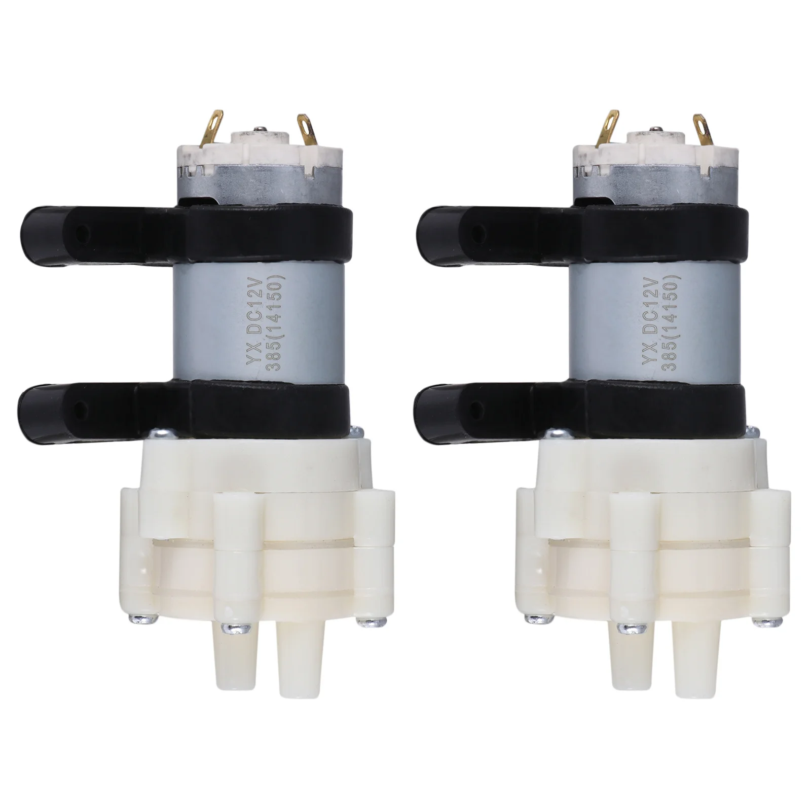 

2pcs Mini Diaphragm Pump 6-12V For Aquarium Hydroponics Tabletop Fountain Micro Water Circulation Small Transfer Pump Quiet