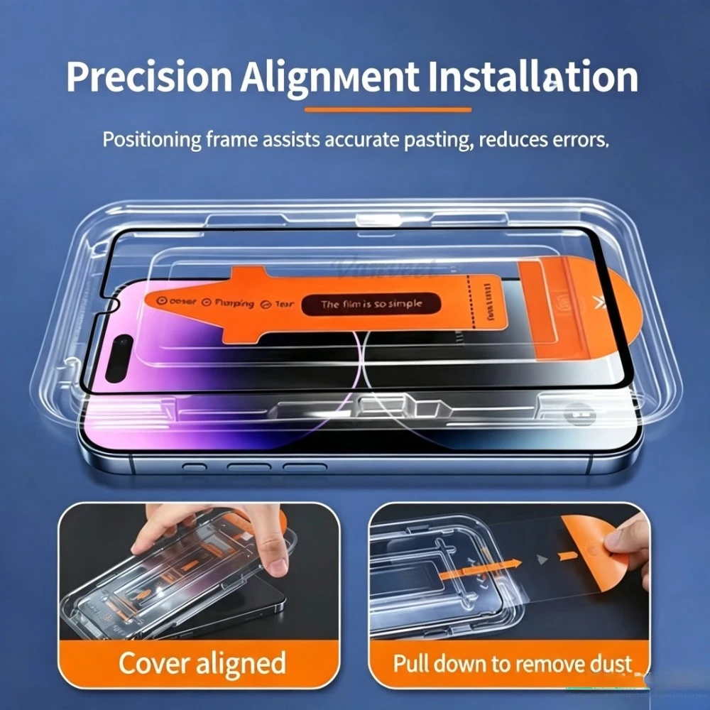 Szkło hartowane ochronne do Xiaomi Mi 17T 17 Pro Max 15T Pro 14 13 14T 13T 12T 11T 11 10T Lite, osłona ekranu z funkcją automatycznego usuwania kurzu — zdjęcie produktu 3