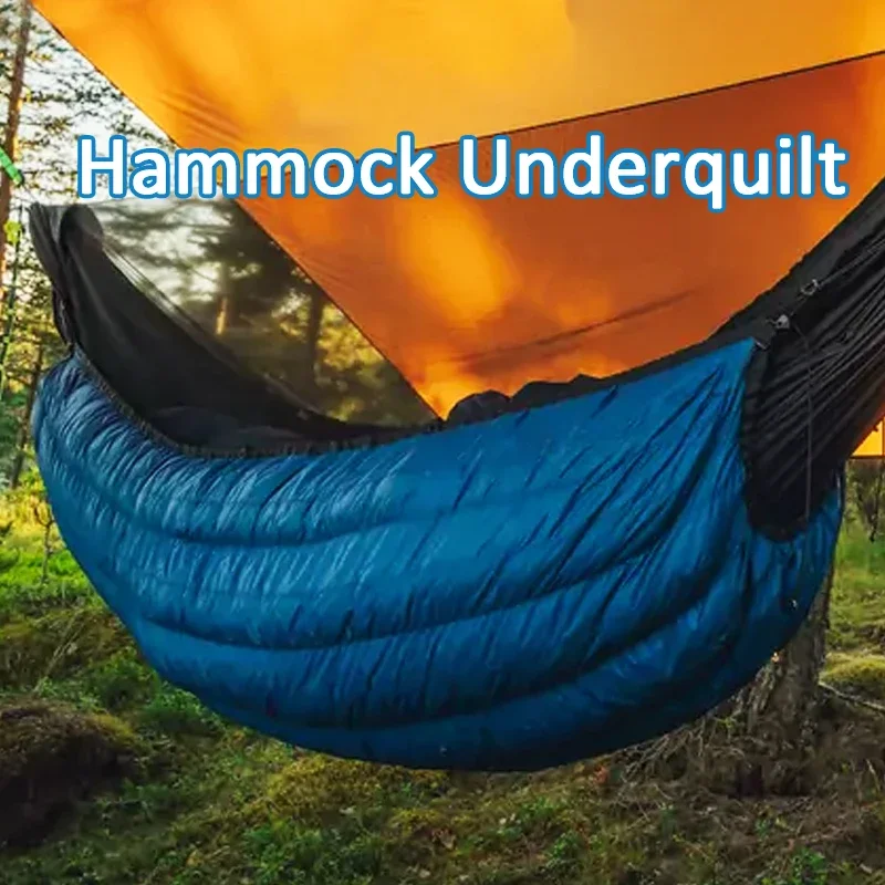 Outdoor Thicken Warm Hammock Underquilt Insulated Down Under quilt for Outdoor Camping Hammocks Sleeping bags