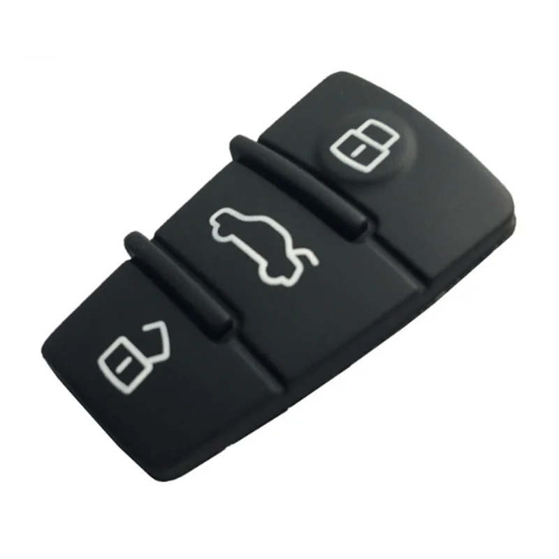 

5PCS Silicone Rubber Button Pad Repair Skin For Audi A2 A3 A4 A5 A6 A8 TT B6 Q3 Q5 Q7 S LINE RS Replacement 3 Buttons Shell