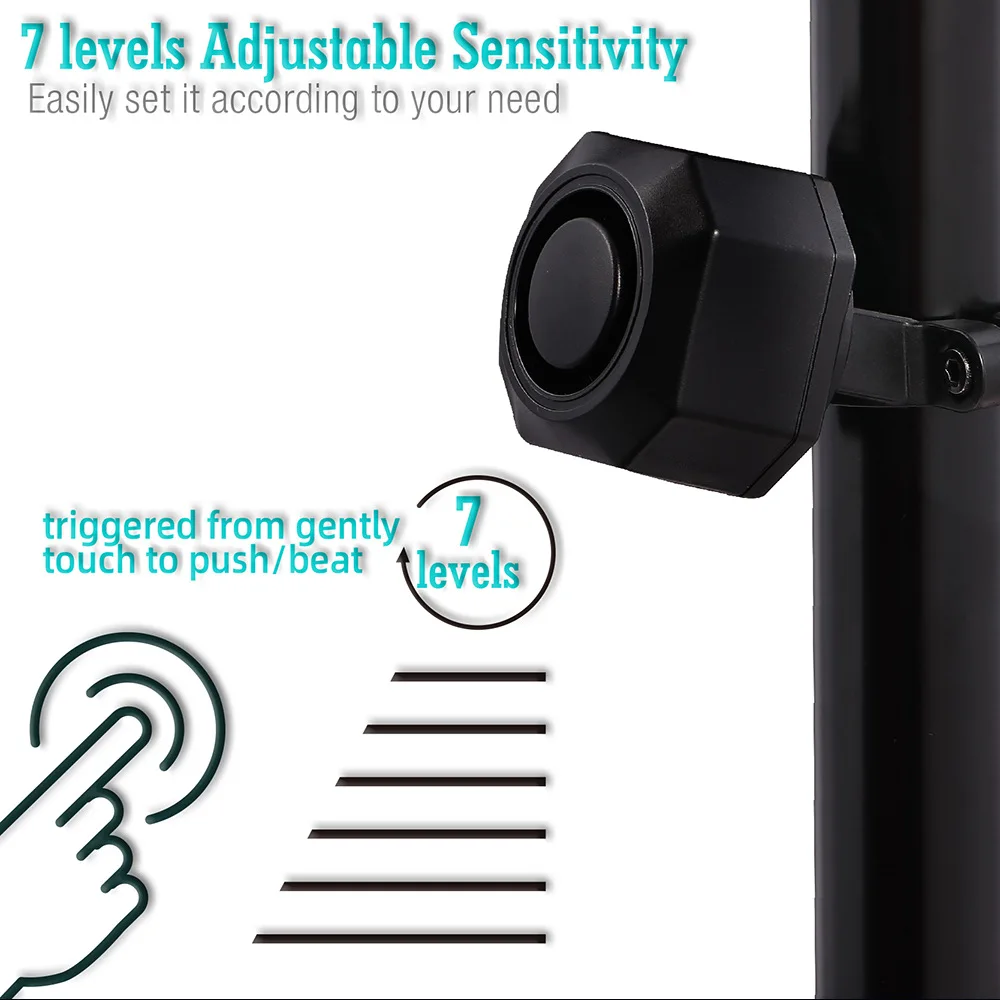 Détecteur d'Alarme Infrarouge Sans Fil pour Vélo Électrique, Système de Vibration à Télécommande pour Hurcycles