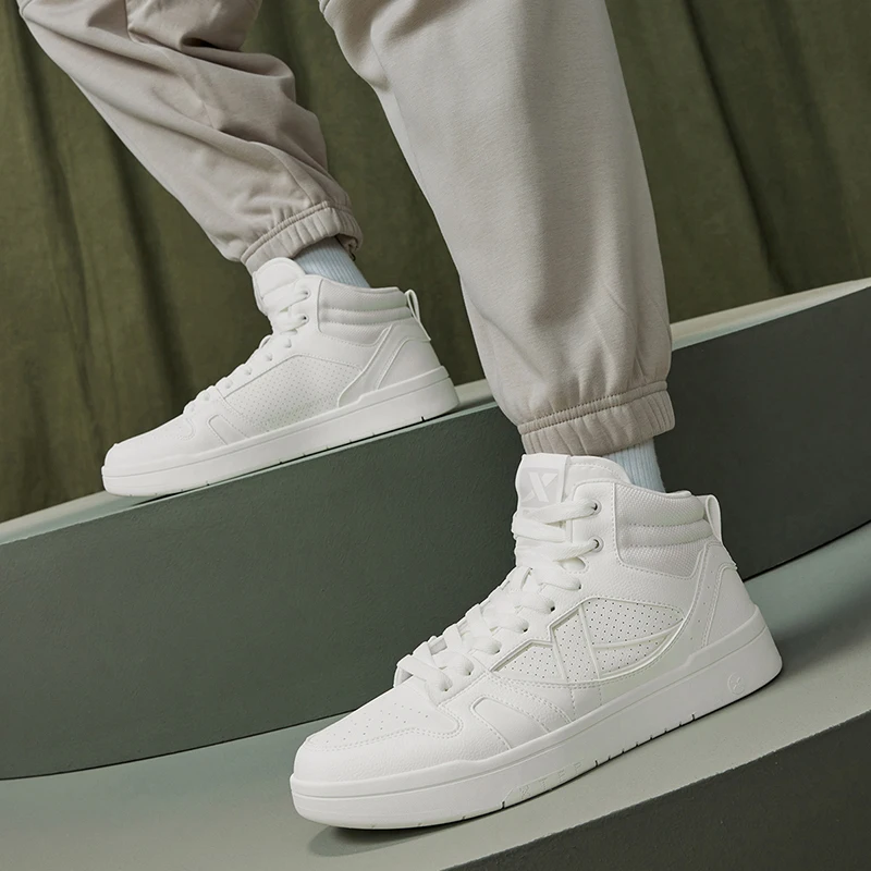 Xtep MAXX LITE Skateboarding Shoes For Men 2024 Autumn Fashion Comfortable Support Wear-Resistant Sneakers 876319310010