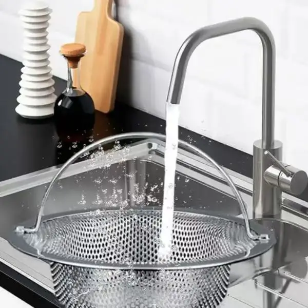 Uniwersalny sitko do zlewu ze stali nierdzewnej