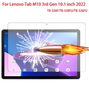 レノボの強化ガラススクリーンプロテクターTab M10 3rd Generation 10.1インチ2022タブレット保護フィルムTB-328F TB-326FU 10ベストセールスLenovo TB X306X -1